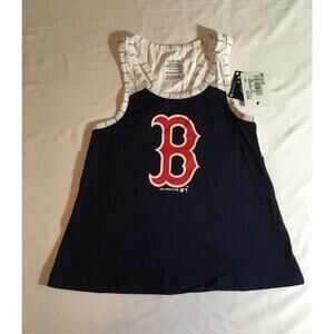 Genuine Merchandise Boston Red Sox Tank Top Girls Small (6/6x) Blue MLB